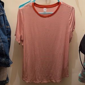 Old navy orange striped tee
